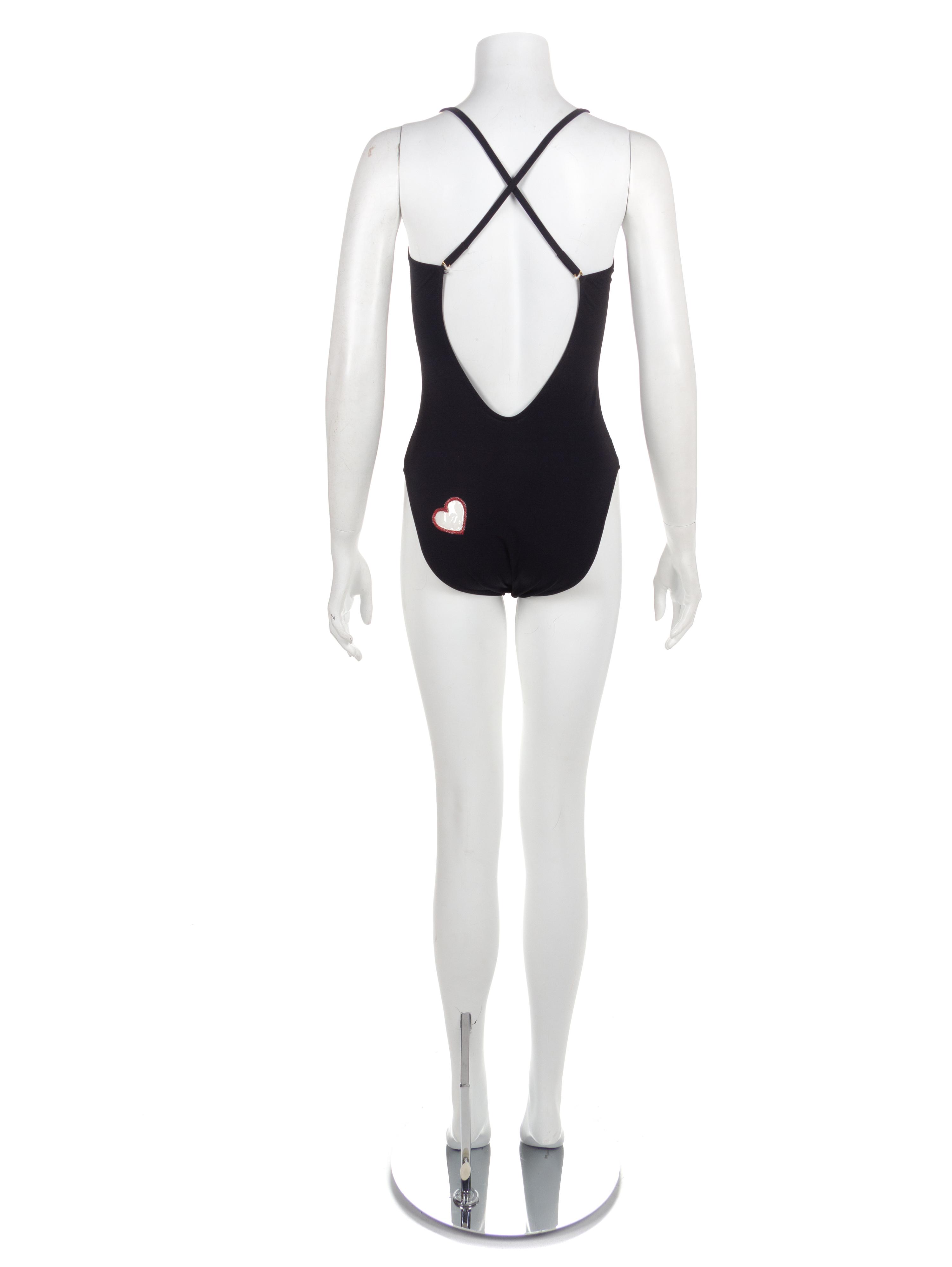Moschino 'Hearts & Stars' Swimsuit, 1990-2000s