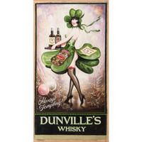 A Dunville’s Whisky Always Tempting Painted Advertising Sign