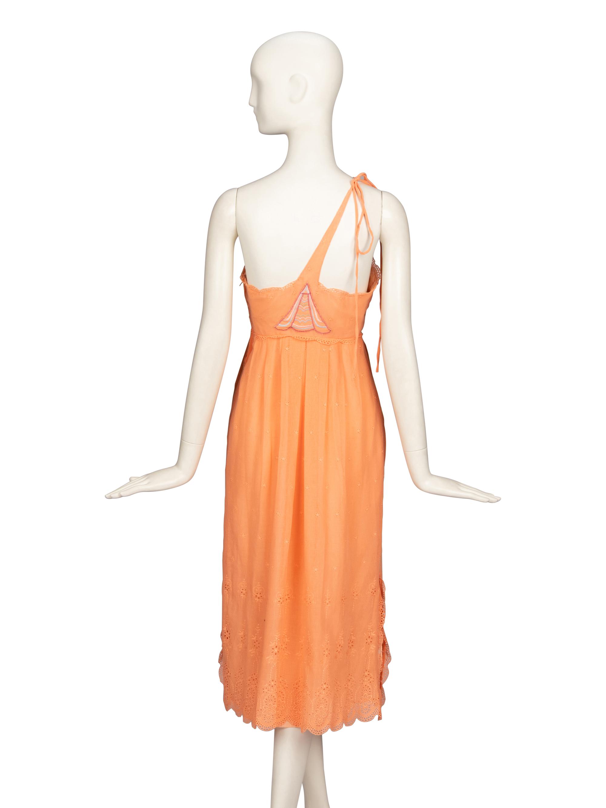 Bill Gibb, Embroidered Day Dress, 1970s