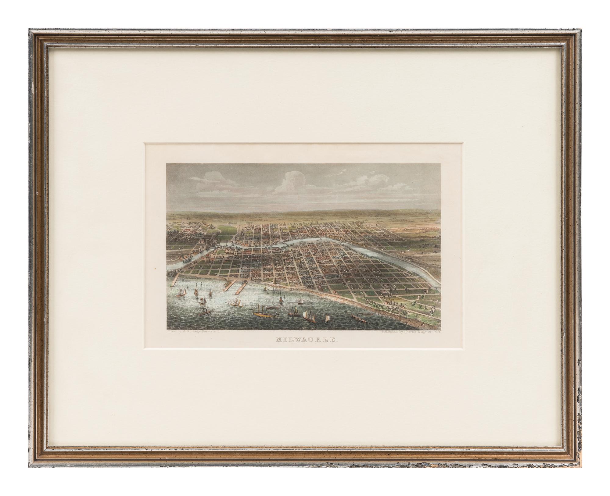 [MILWAUKEE]. A group of 6 prints, comprising:
