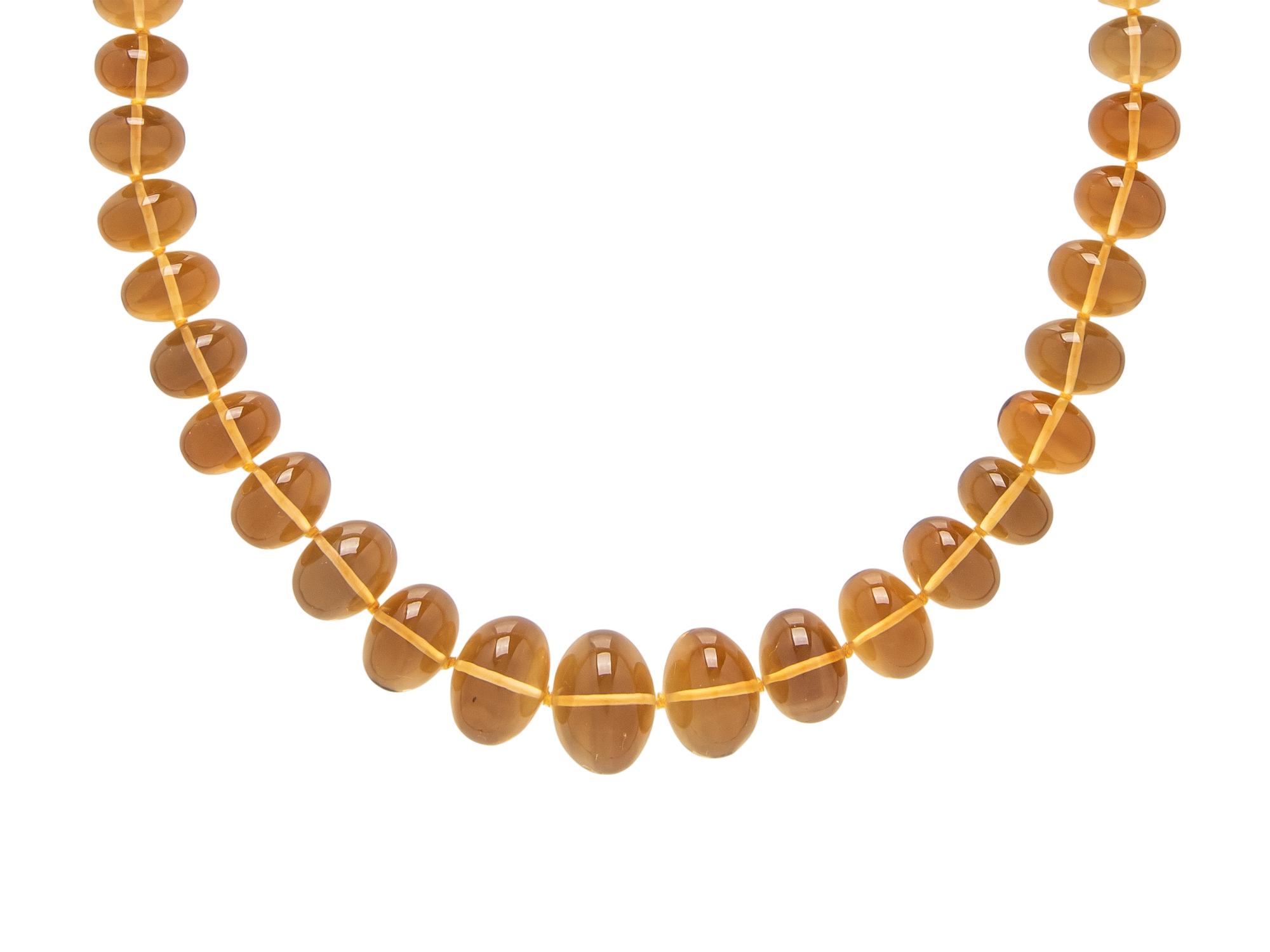 TIFFANY & CO., PALOMA PICASSO, CITRINE BEAD NECKLACE
