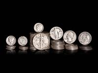 A Collection of Pre-1964 United States Silver Coins