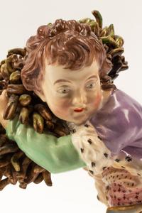 A Pair of Meissen Porcelain Figures