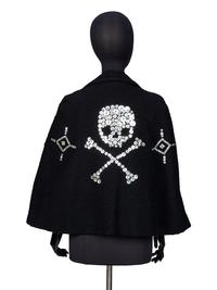LIBERTINE, SKULL-EMBELLISHED CAPELET