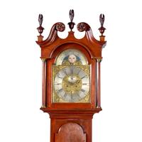 A Southern Chippendale Carved Walnut Tall Case Clock