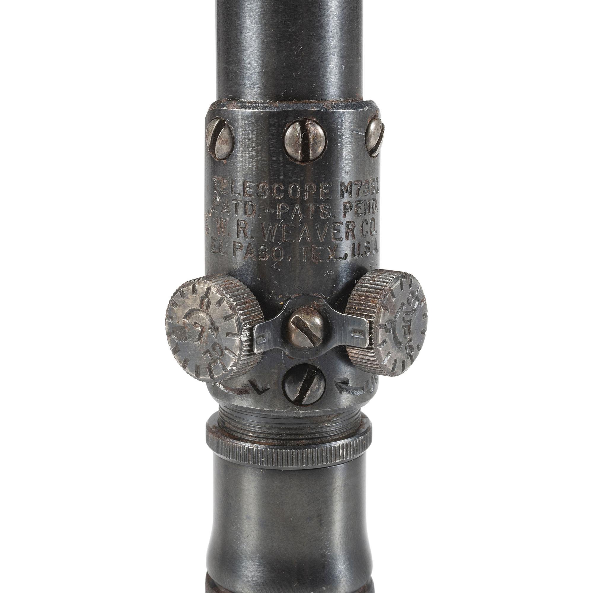 WWII Era Weaver Model 73B1 Scope for the O3-A4 Springfield