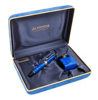 An Aurora Mare Limited Edition Fountain Pen and Ink Set
