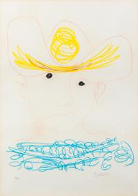 After Pablo Picasso, (Spanish, 1881-1973), Young Spanish Peasant, 1970 **DO NOT SELL FAKE**
