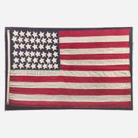 A 45-Star American National Flag commemorating Utah statehood 1898-1908