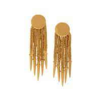 YELLOW GOLD CLIP EARRINGS
