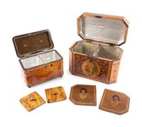 Two English Tea Caddies