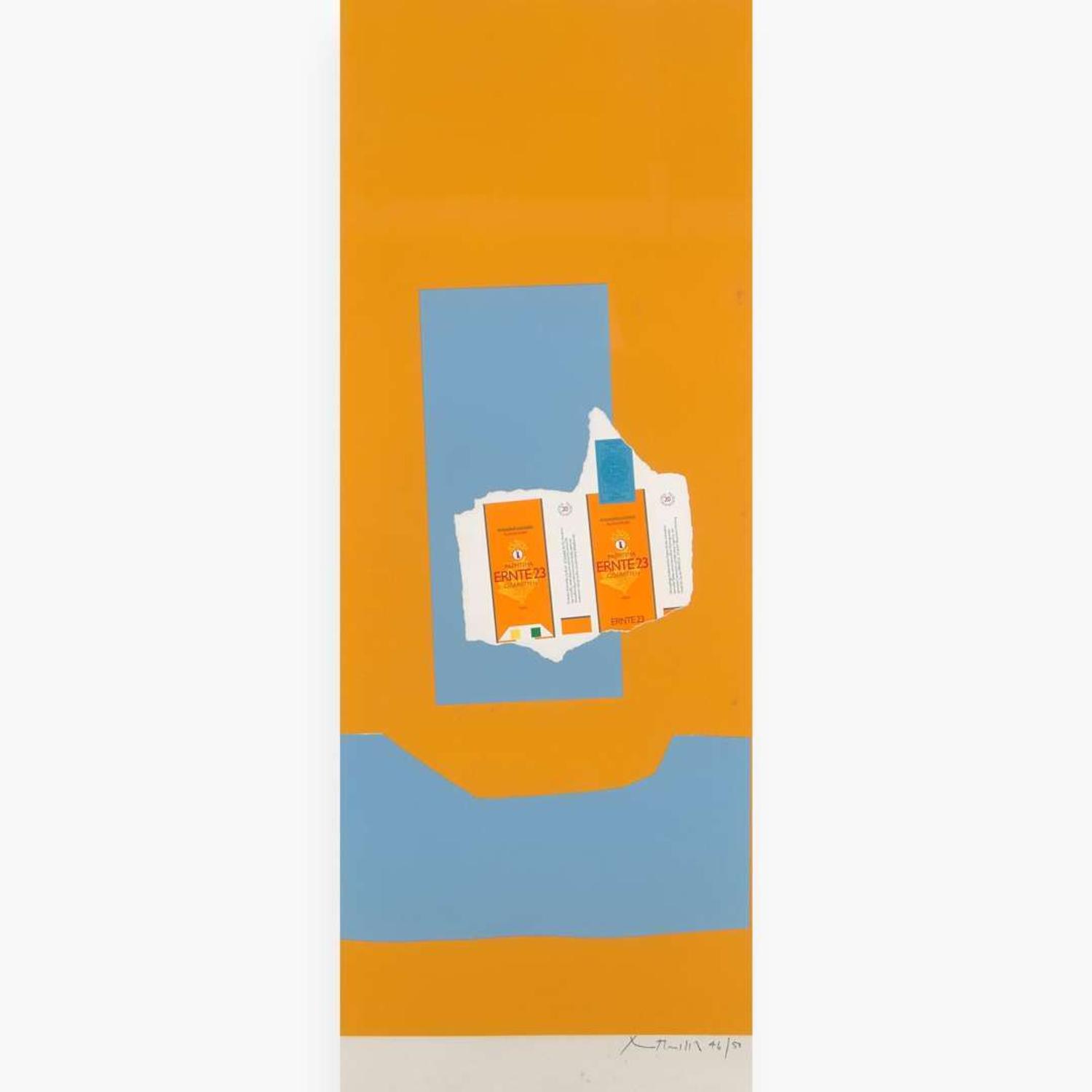 Robert Motherwell (American, 1915-1991) Summer Light Series: Harvest, with Blue Shadow
