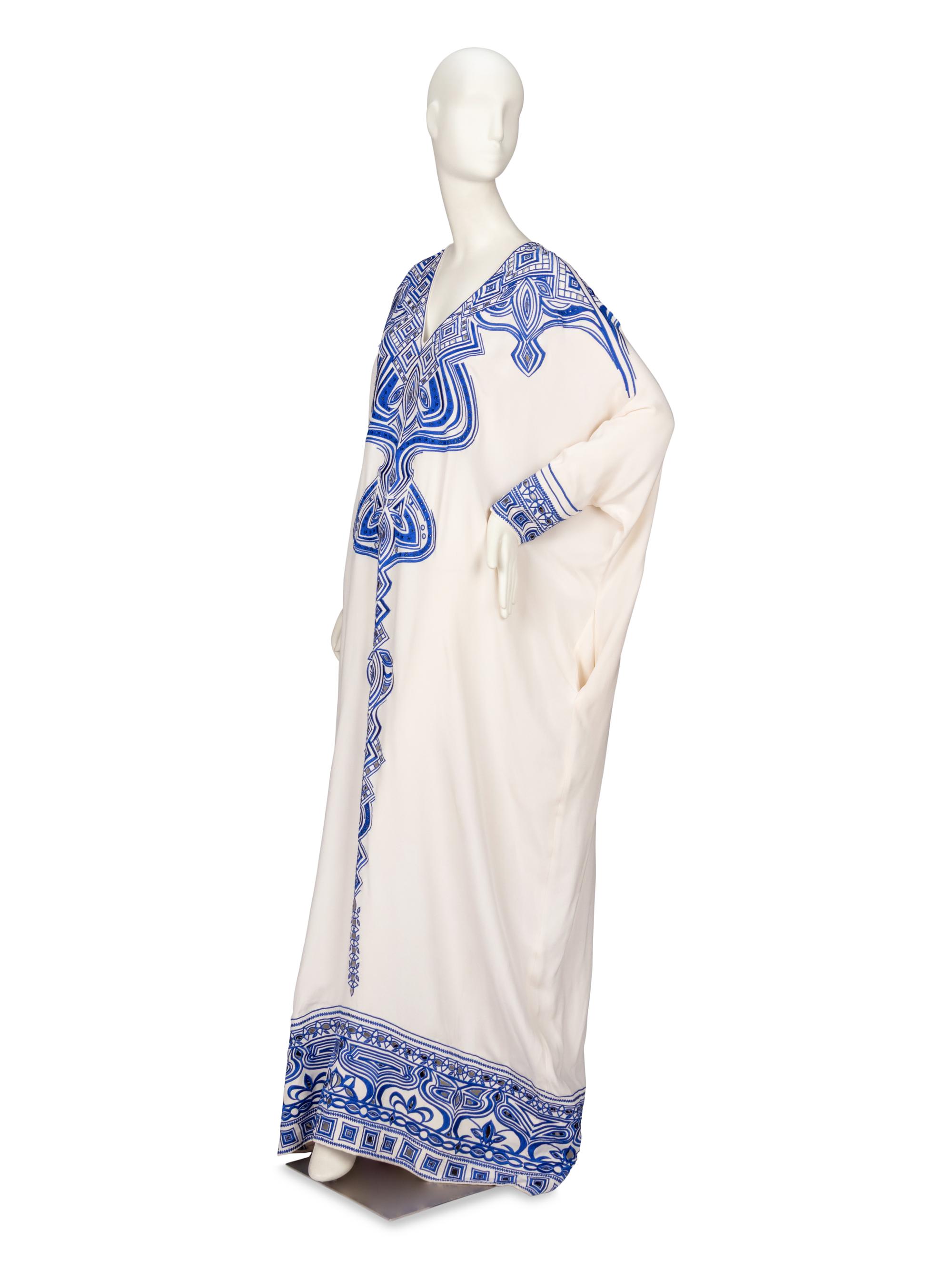 EMILIO PUCCI, EMBROIDERED KAFTAN