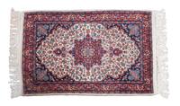 Two Persian Wool Mats Larger: 5 feet 2 inches x 2 feet 11 inches. — 2ND HALF 20TH CENTURY