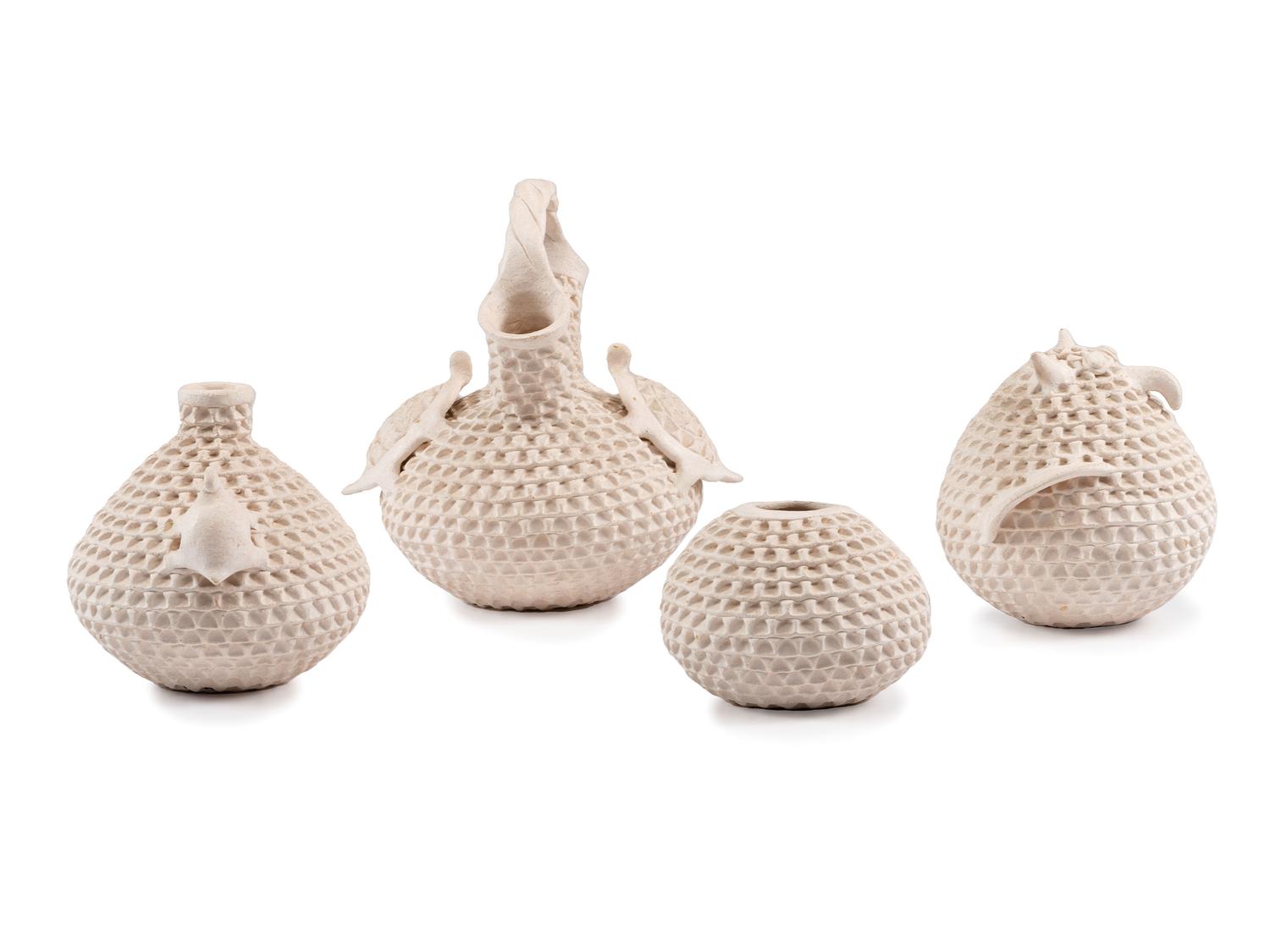 Collection of Corrugated Pottery