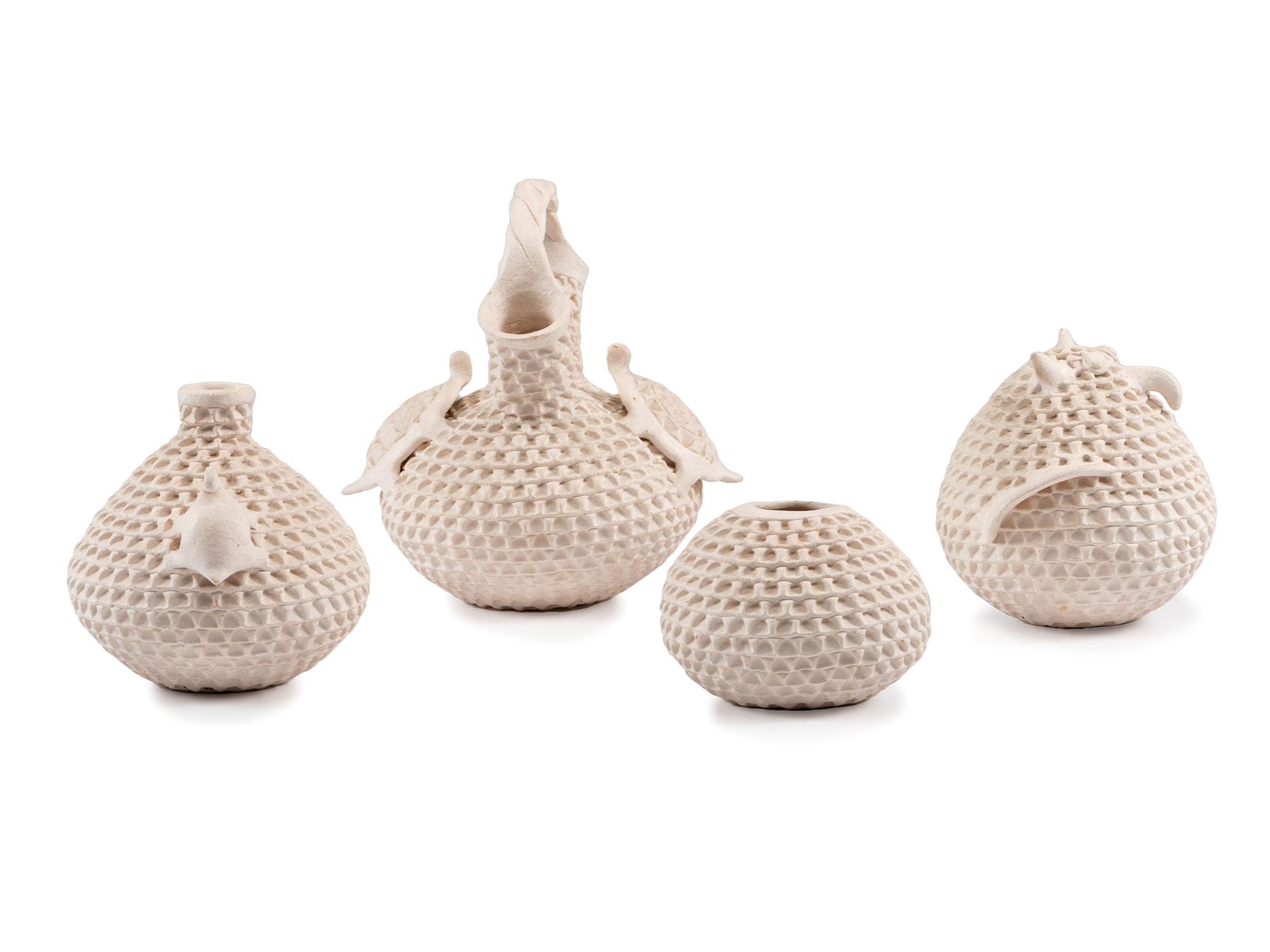 Collection of Corrugated Pottery
