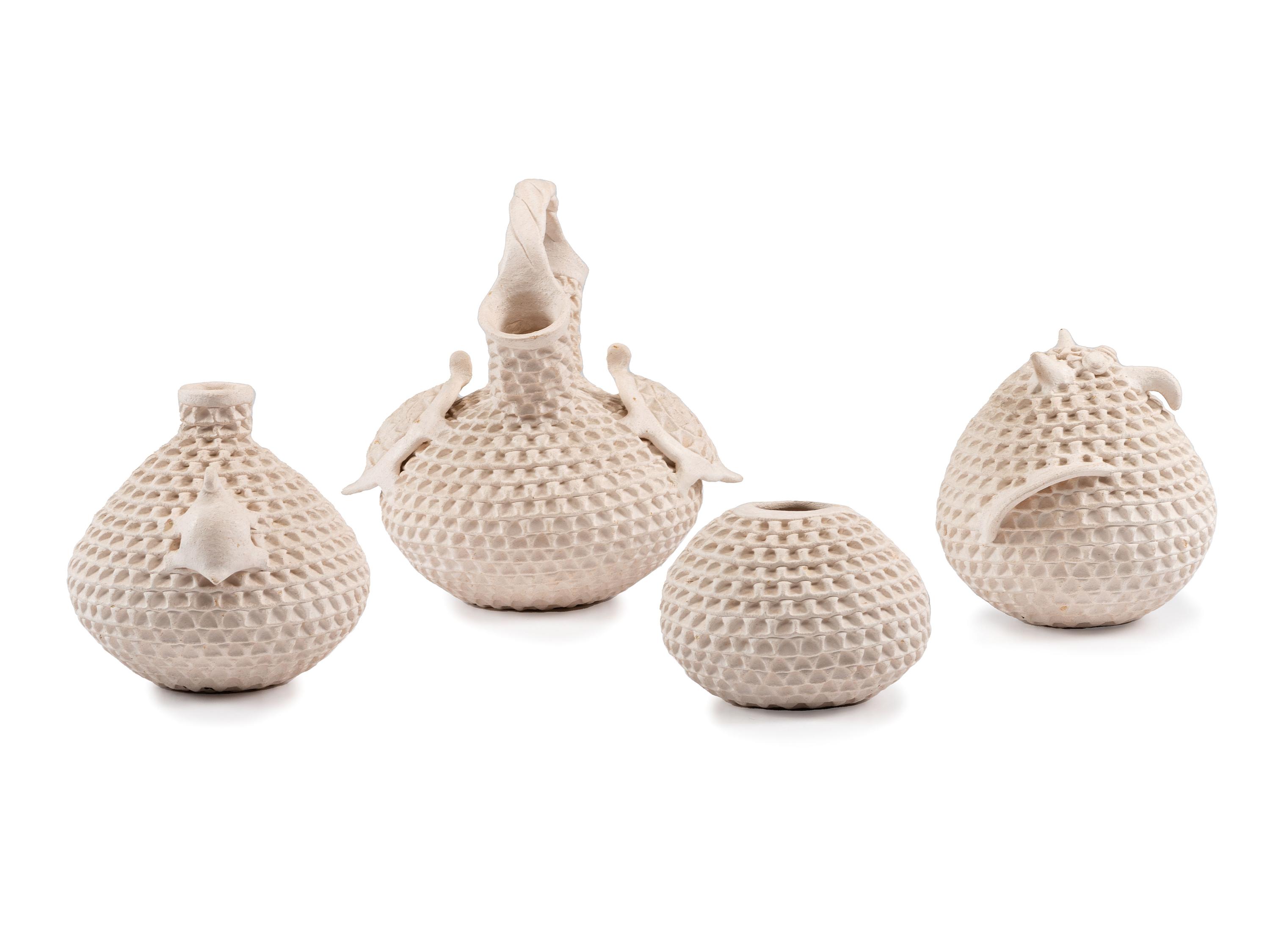 Collection of Corrugated Pottery
