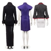 Five Designer Pieces: One Romeo Gigli Skirt Suit, One Celine Skirt Suit, and One Moschino Jacket, 1990-2010s