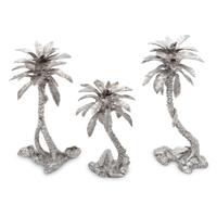 Patrick Mavros (London and Harare, Zimbabwe, Est. 1978) — Three Equatorial Palm Tree Candle Holders, 1996