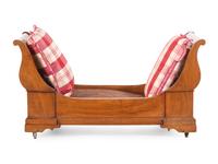 A Continental Fruitwood Pet Bed