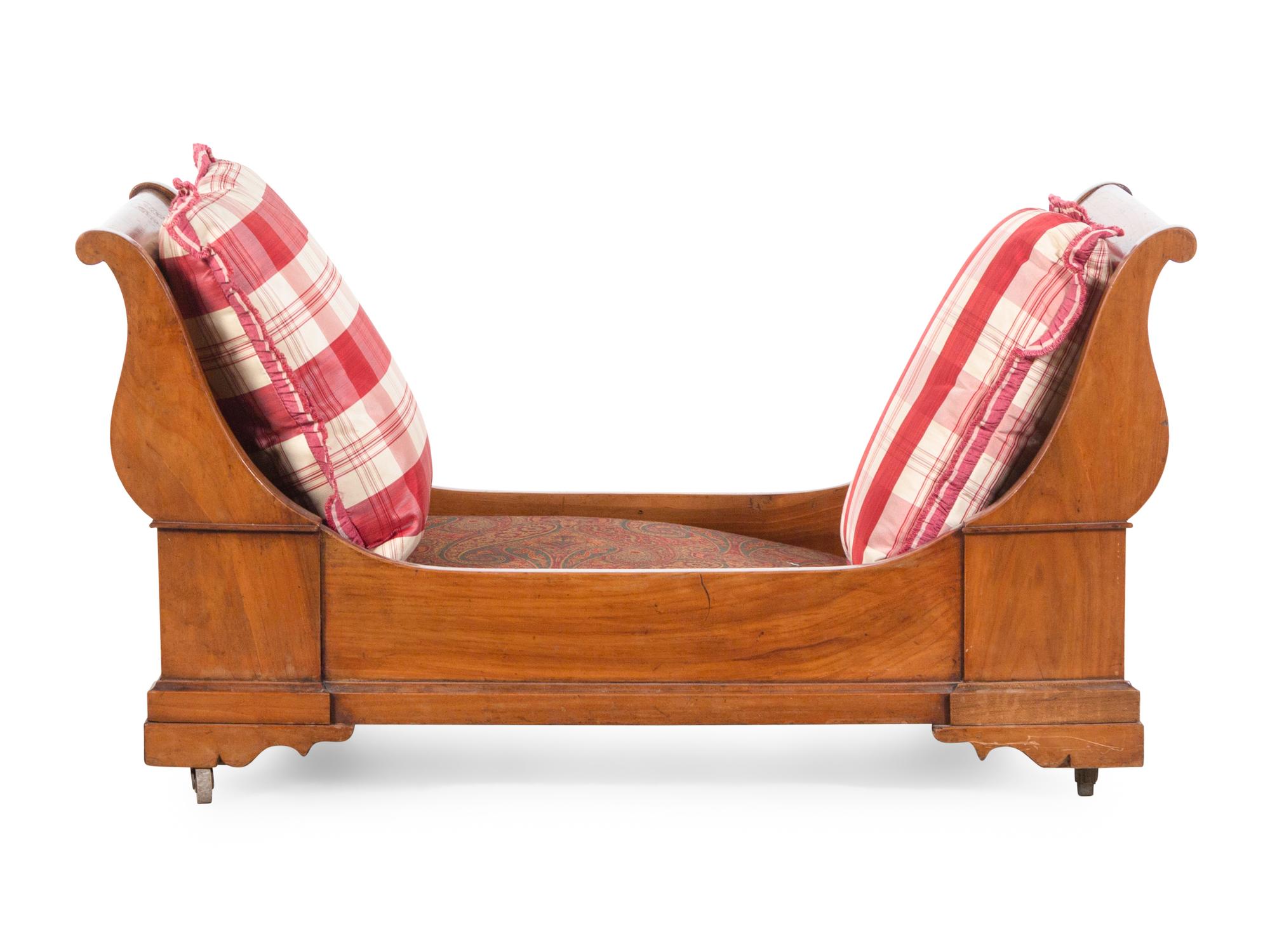 A Continental Fruitwood Pet Bed