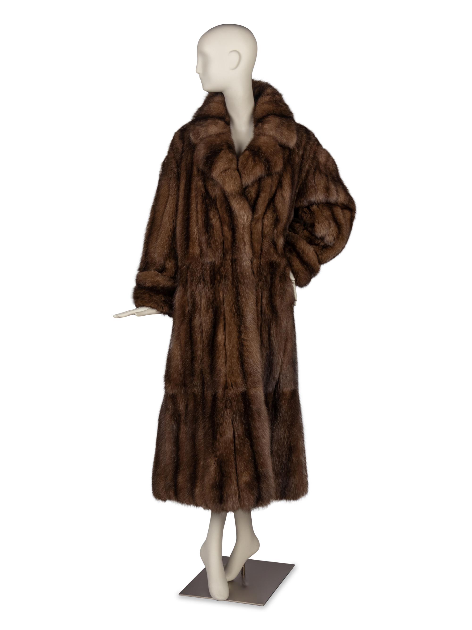 Barguzinsky Russian Sable Fur Coat