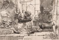 The Virgin and Child with the Cat: and Joseph at the Window