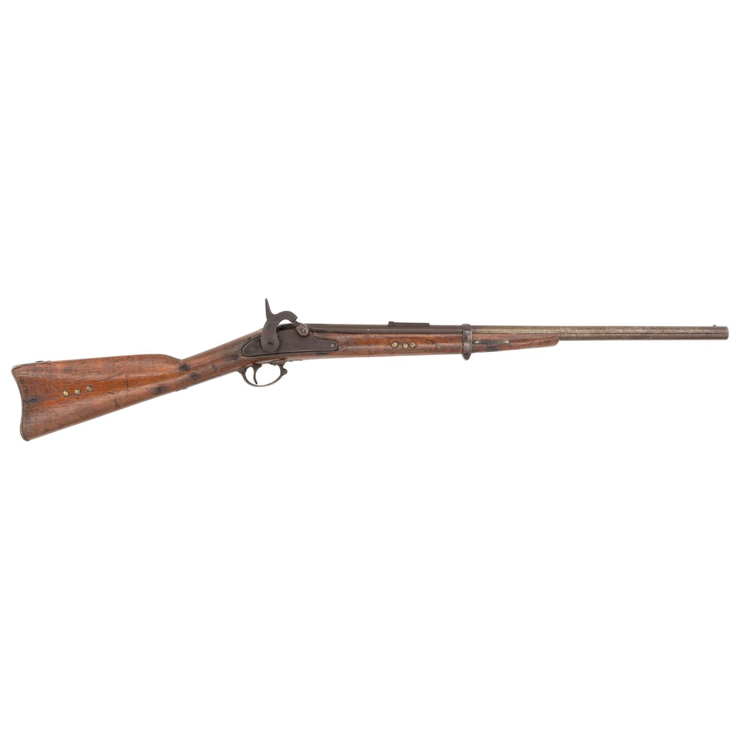 Cut Down US Model 1864 Rifle Musket with Added Tack Decorations