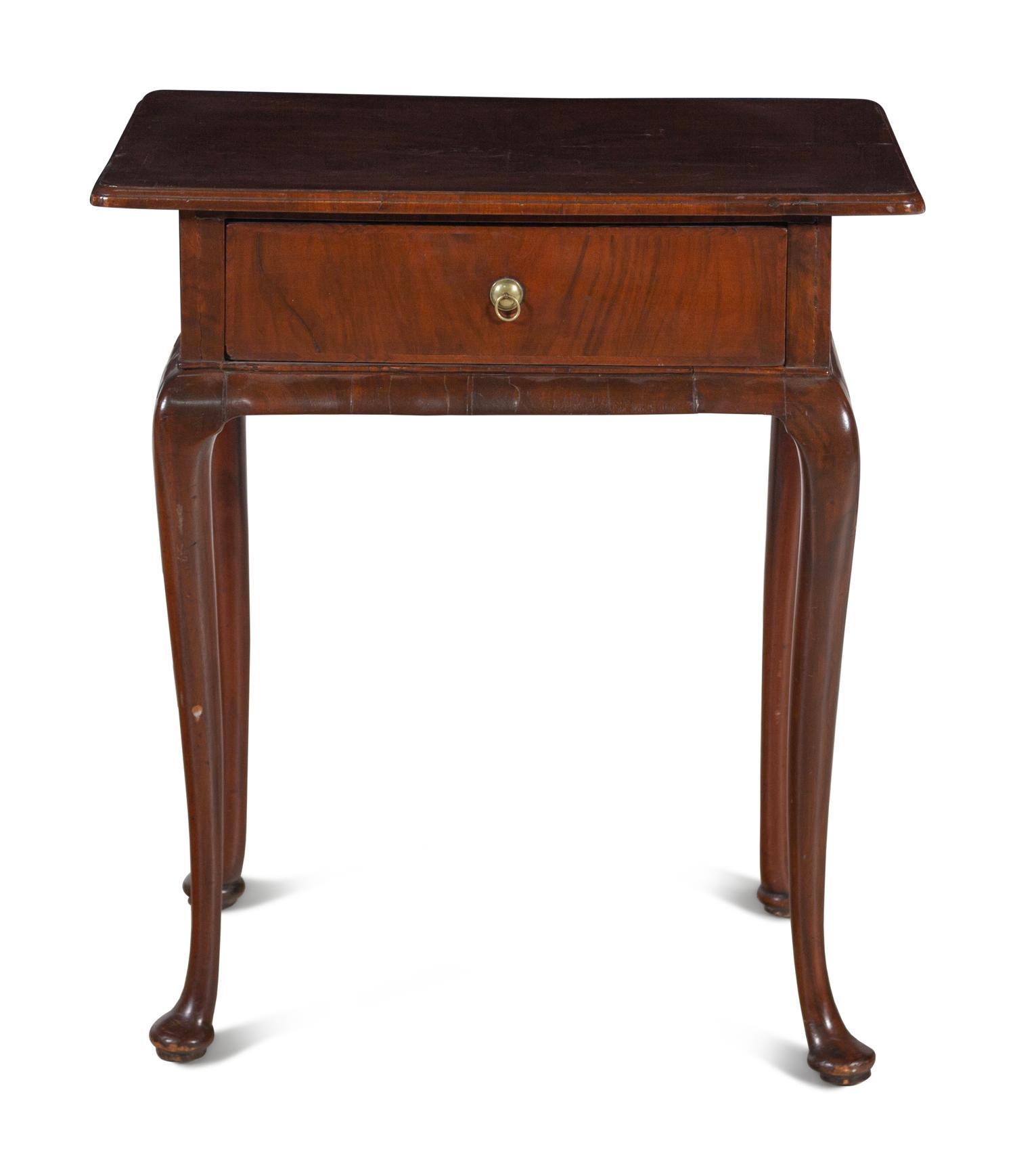 An English Walnut Side Table