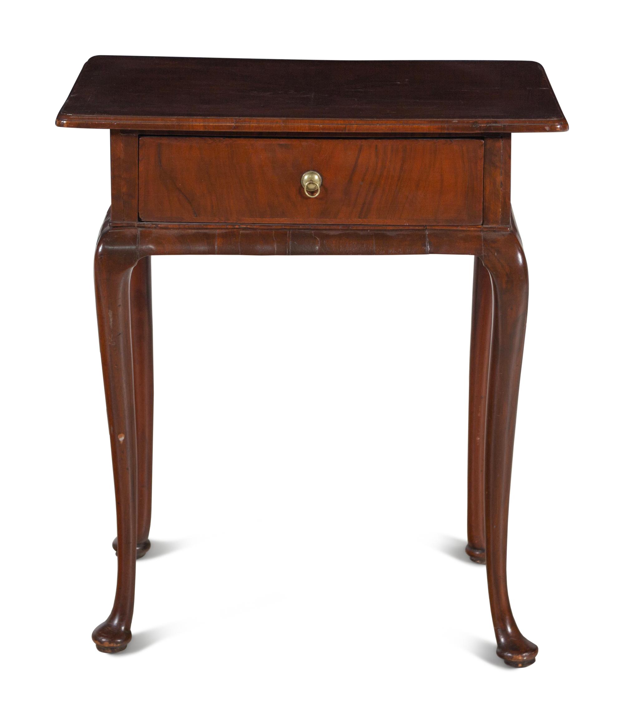 An English Walnut Side Table