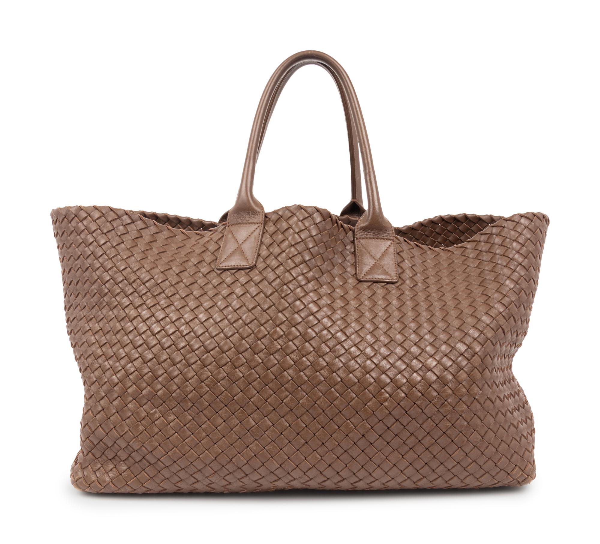 Bottega Veneta Brown Limited Edition Intrecciato Tote Bag, c.2008