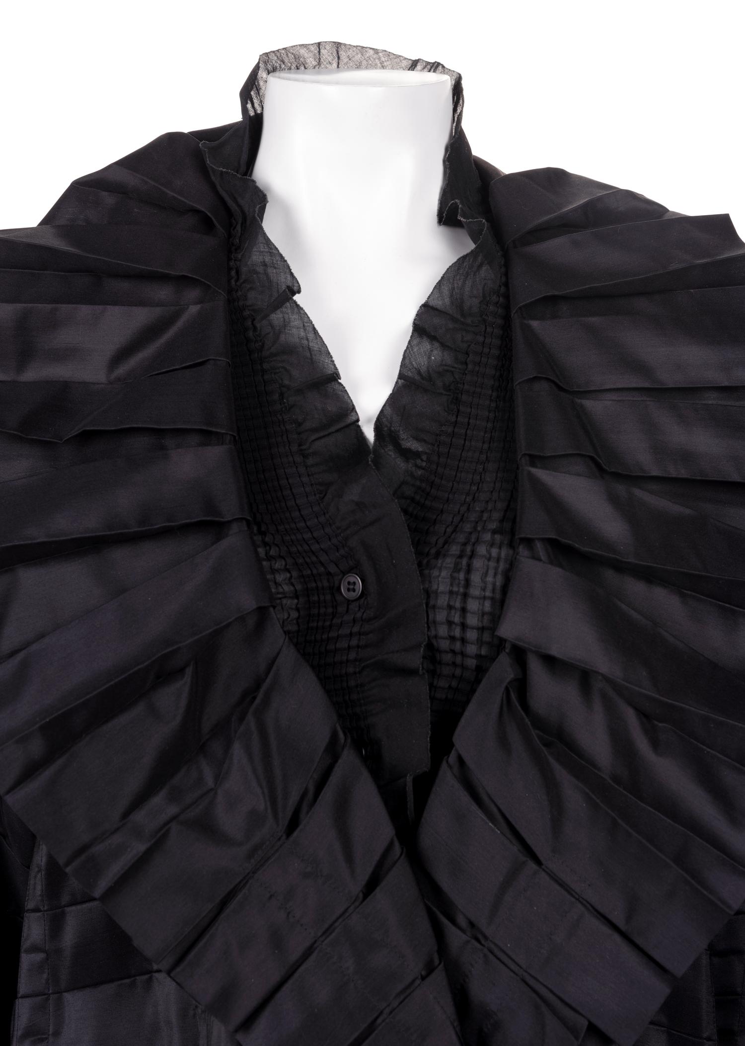 Three Issey Miyake Pleated Items: One Jacket, One Top, and One Skirt