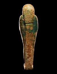 Three Egyptian Faience Ushabtis