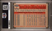A 1957 Topps Ted Williams Baseball Card No. 1 (PSA 8 NM-MT OC)