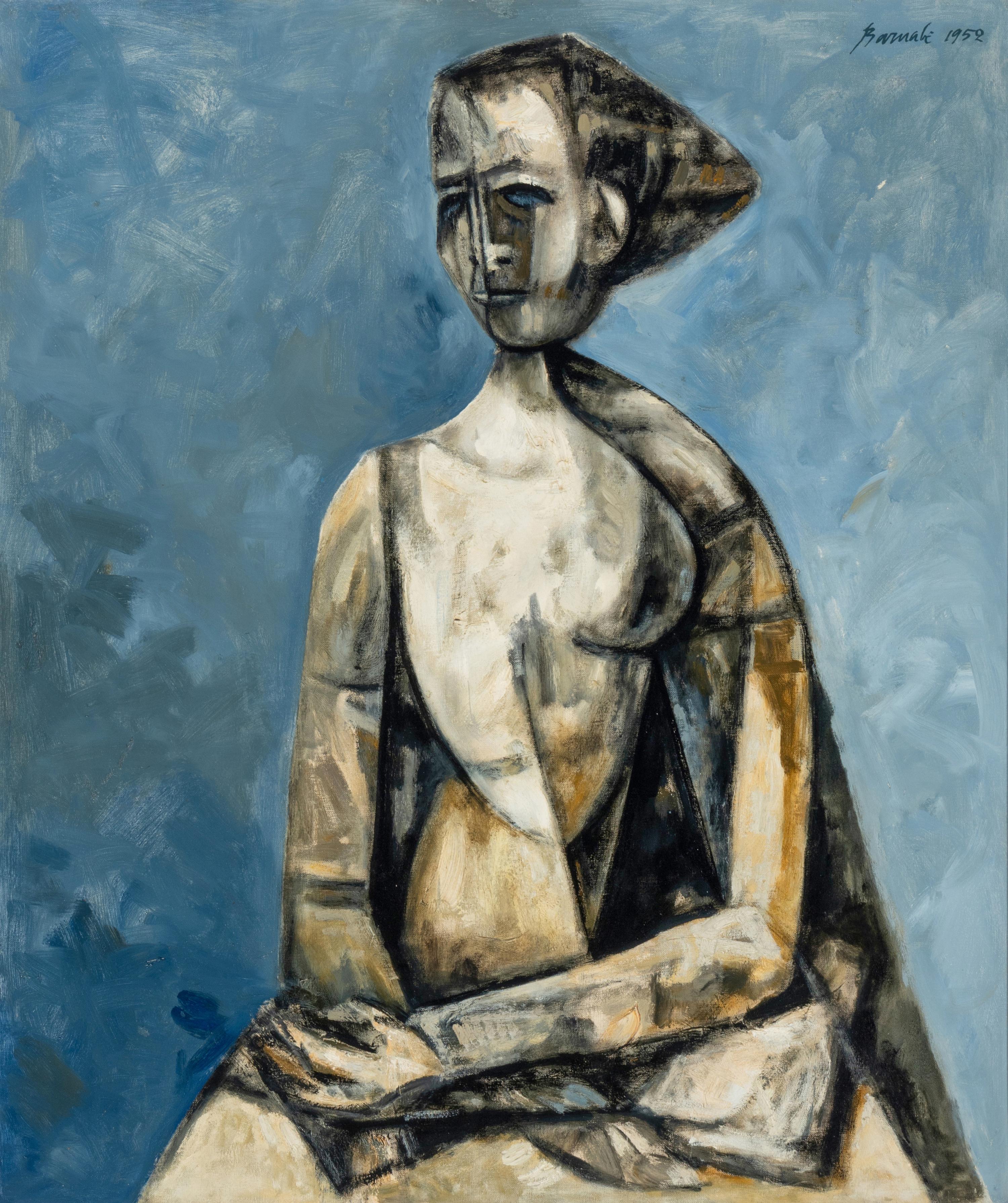 Duilio (Dubè) Barnabé (Italian, 1914-1961) — Femme au Chignon , 1952