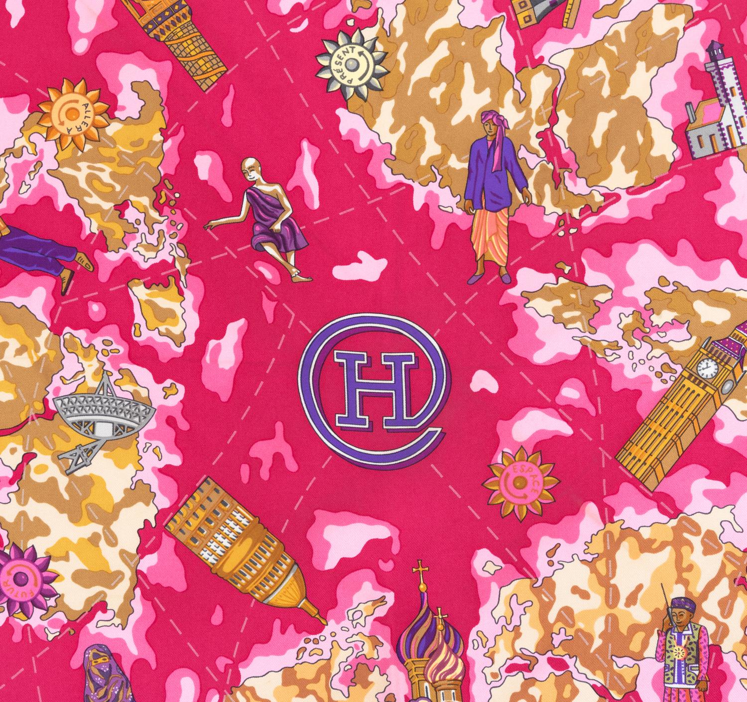 Three Hermès 90cm Silk Scarves