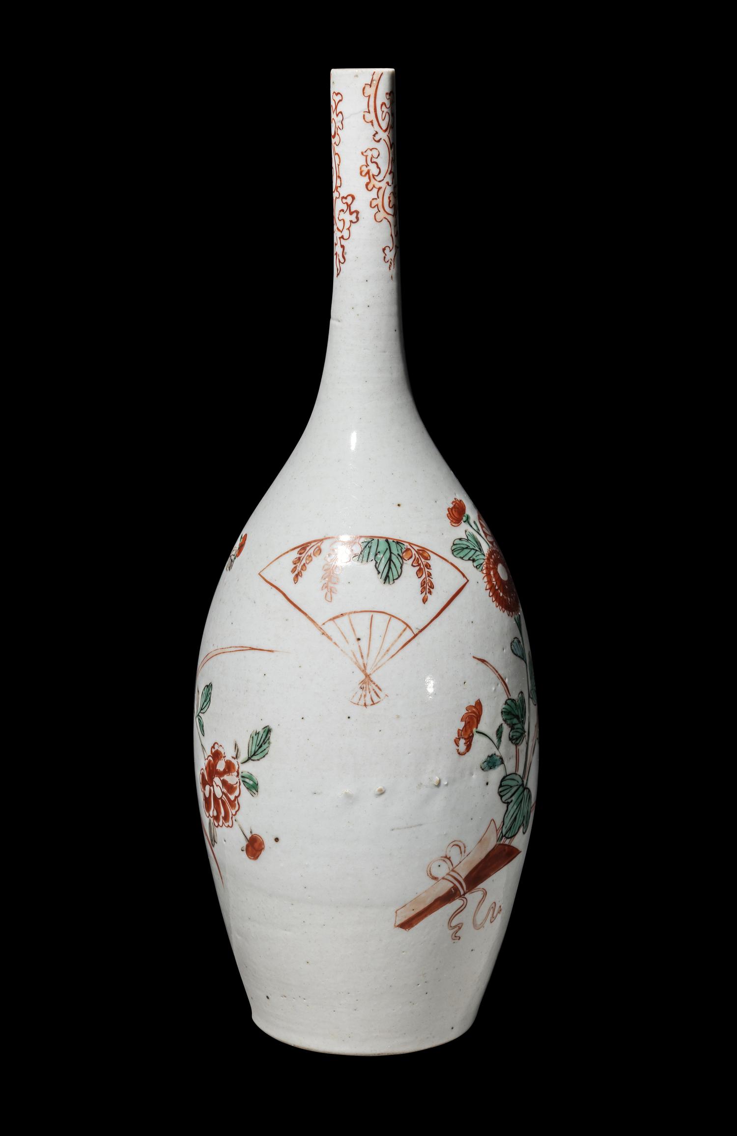 A Japanese Imari Sake Bottle