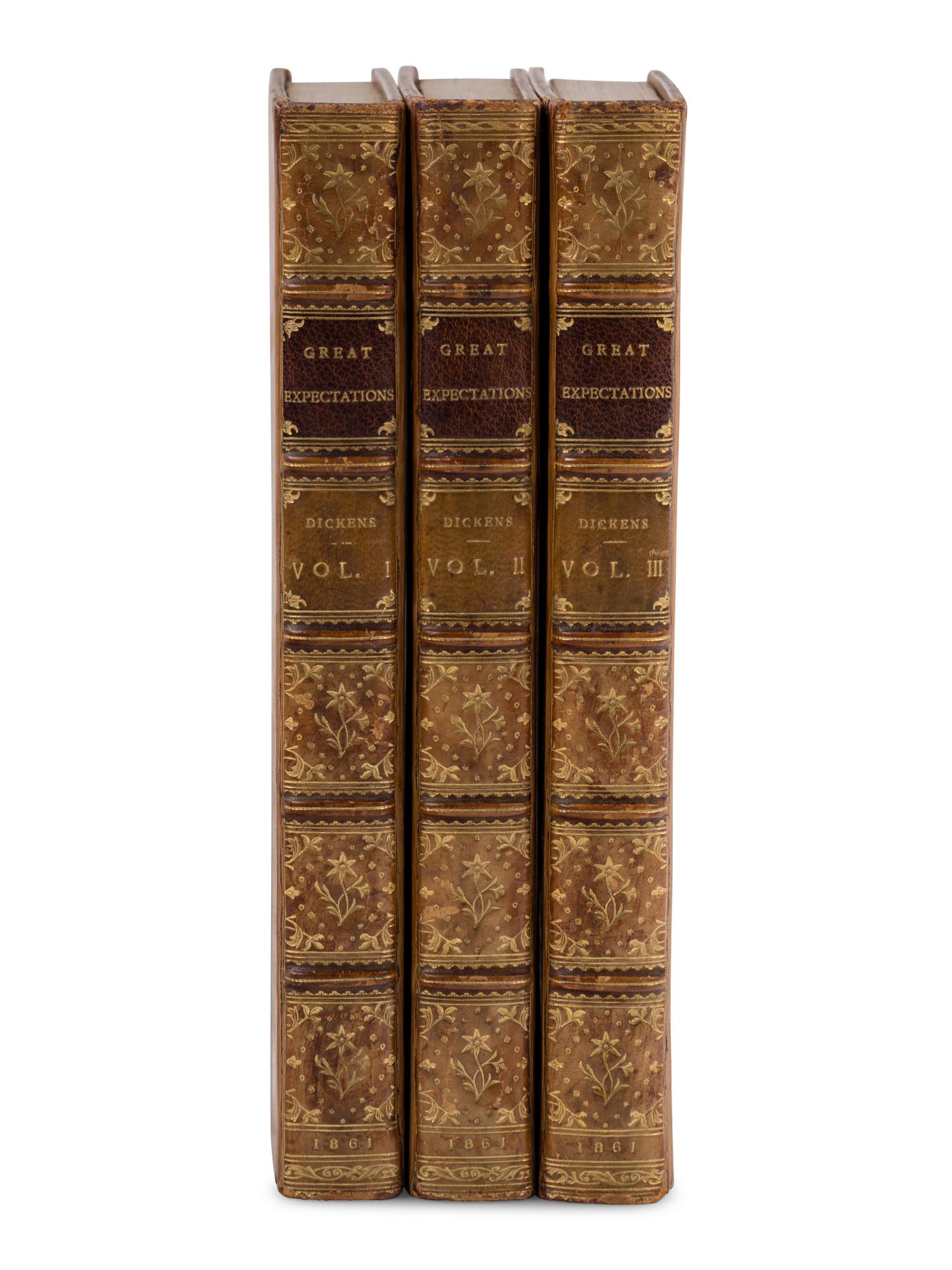 DICKENS, Charles (1812-1870). Great Expectations. London: Chapman & Hall, 1861.