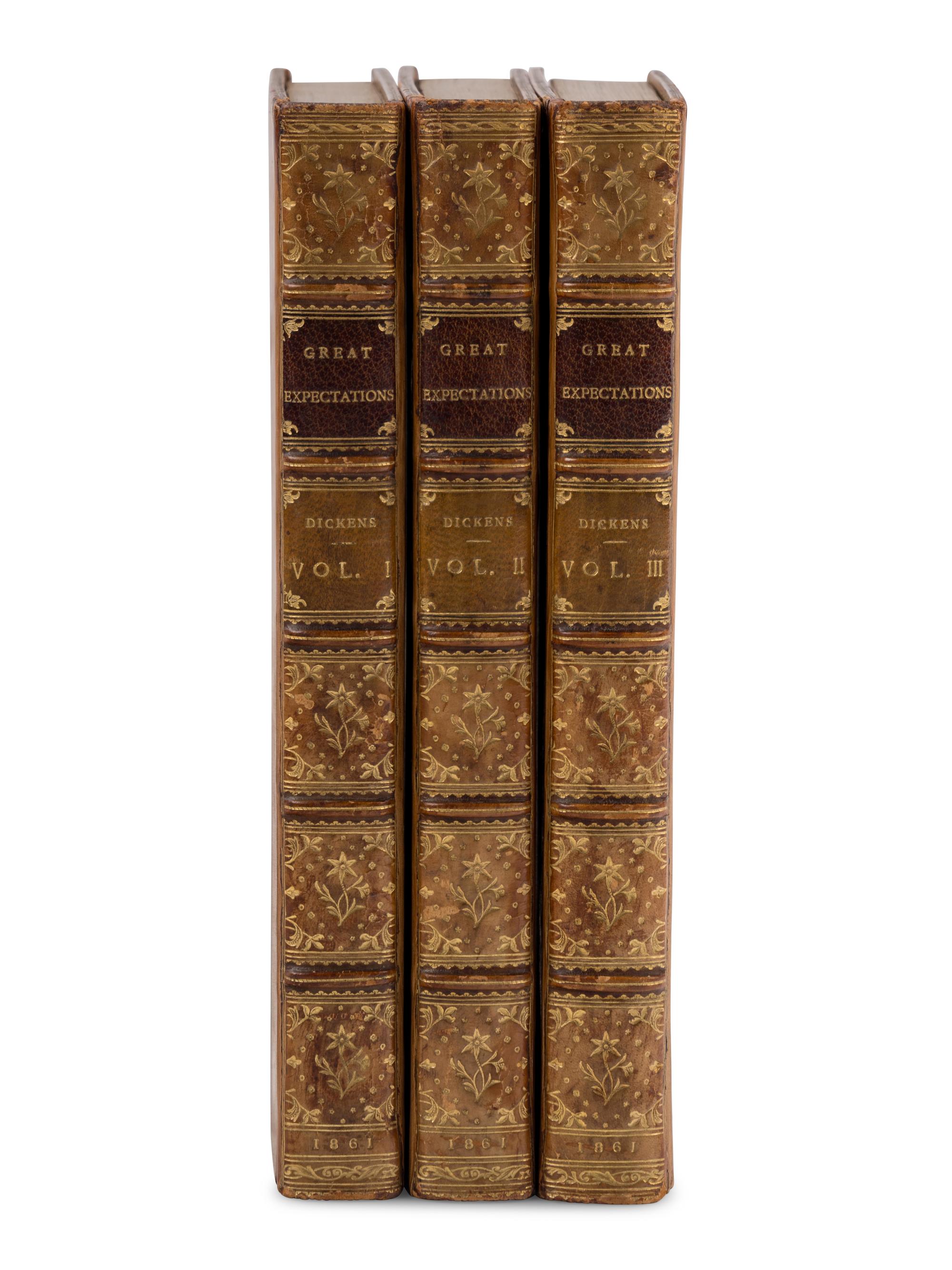 DICKENS, Charles (1812-1870). Great Expectations. London: Chapman & Hall, 1861.