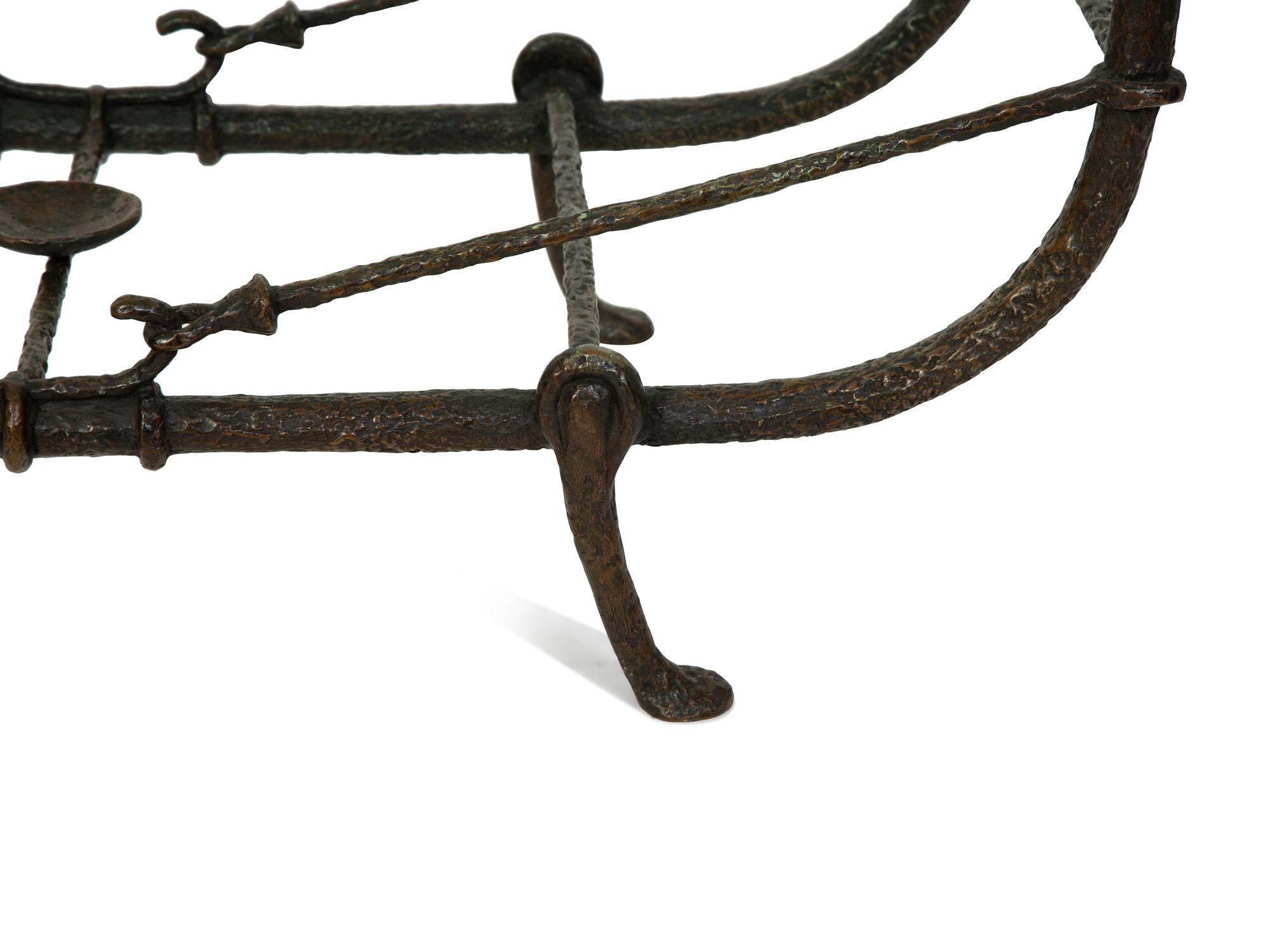 Low Table by Excalibur Foundry, NY, c. 1985