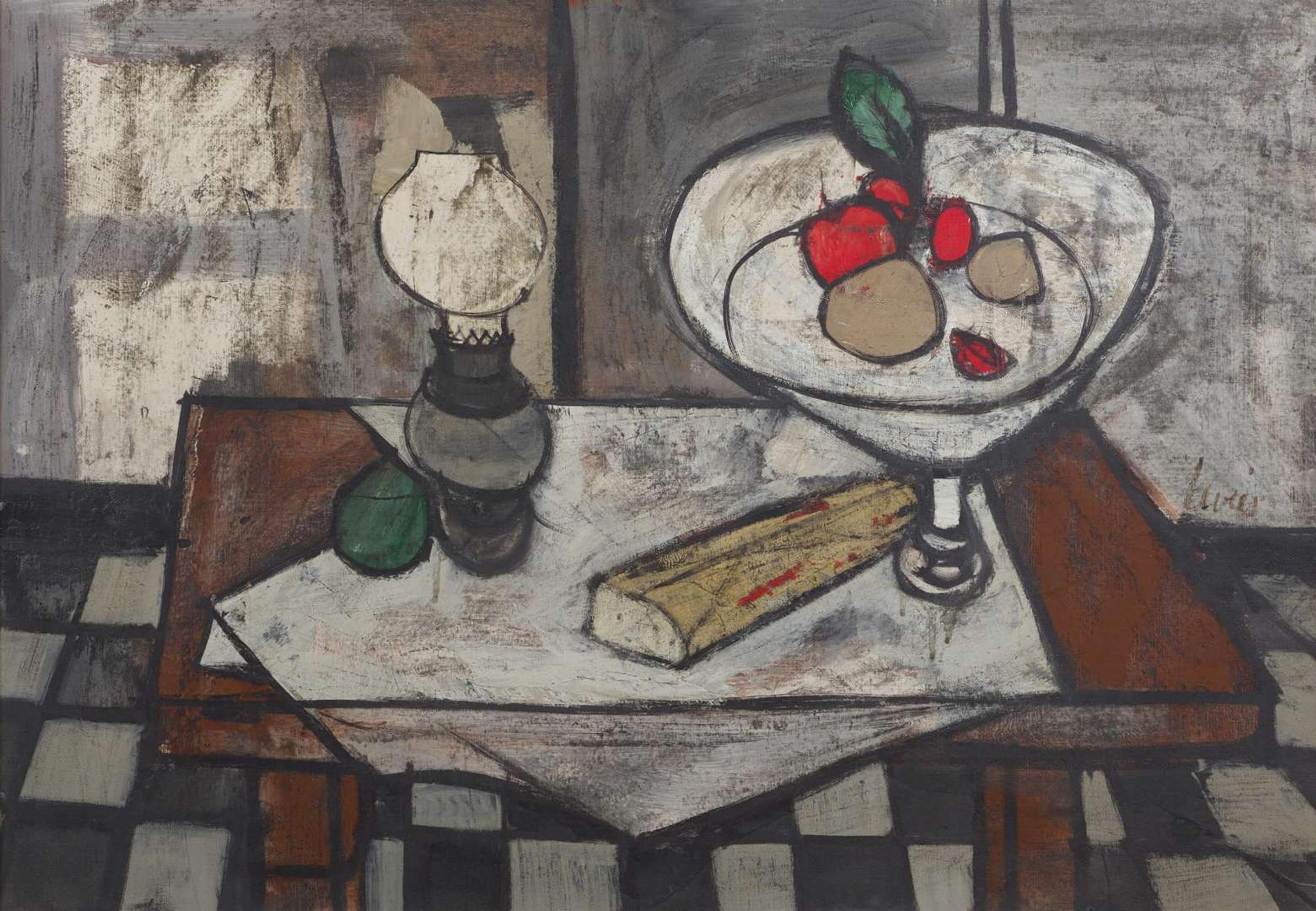 Charles Levier (French, 1920-2003), La Table Rouge
