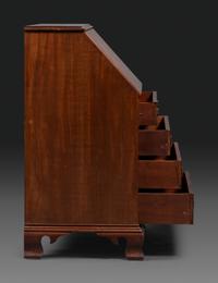 A Chippendale Style Mahogany Slant Front Desk