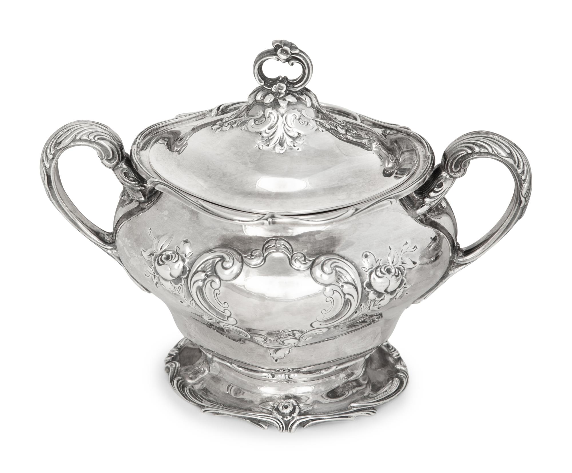 A Gorham Silver Four-Piece Tea and Coffee Service