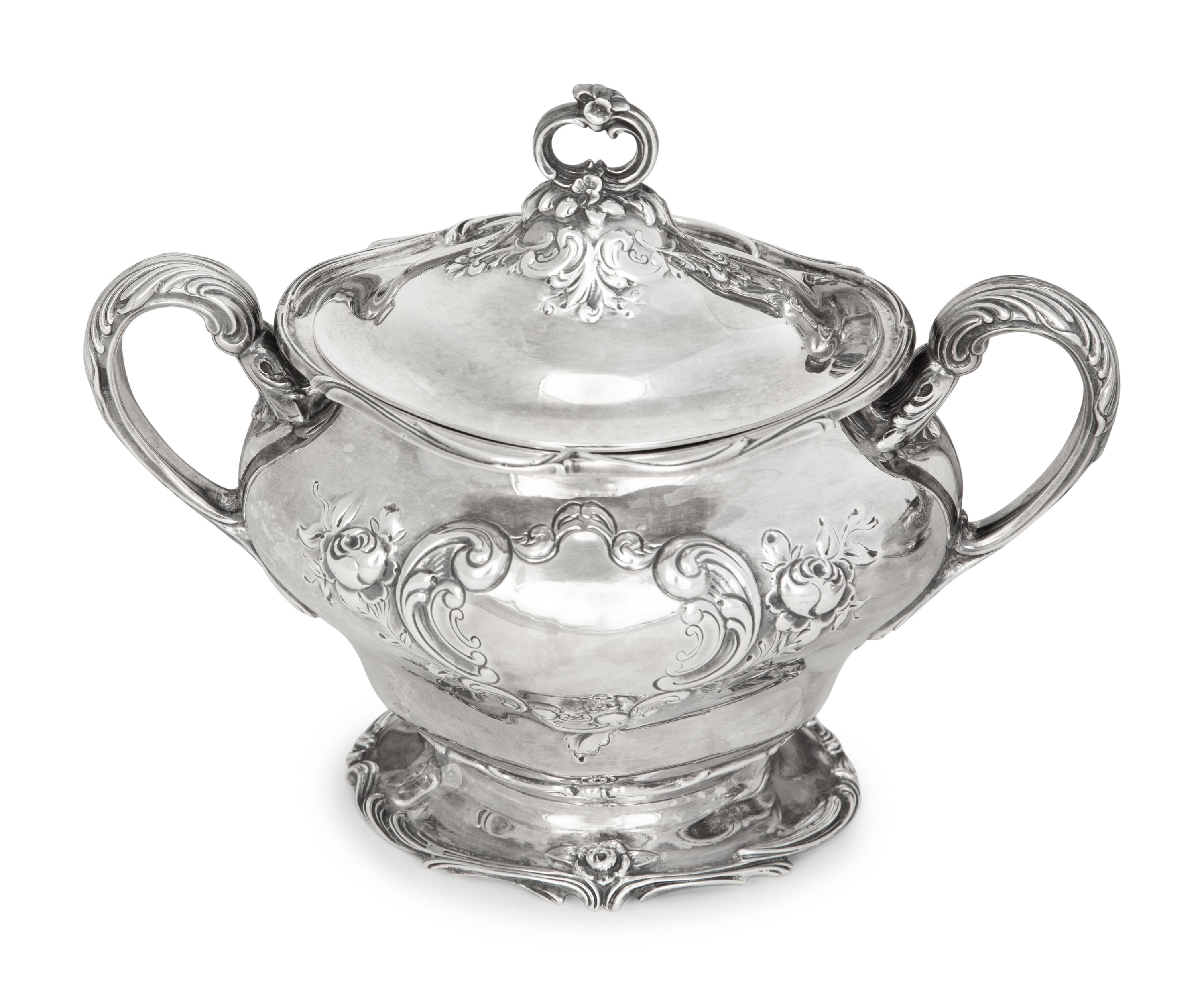 A Gorham Silver Four-Piece Tea and Coffee Service