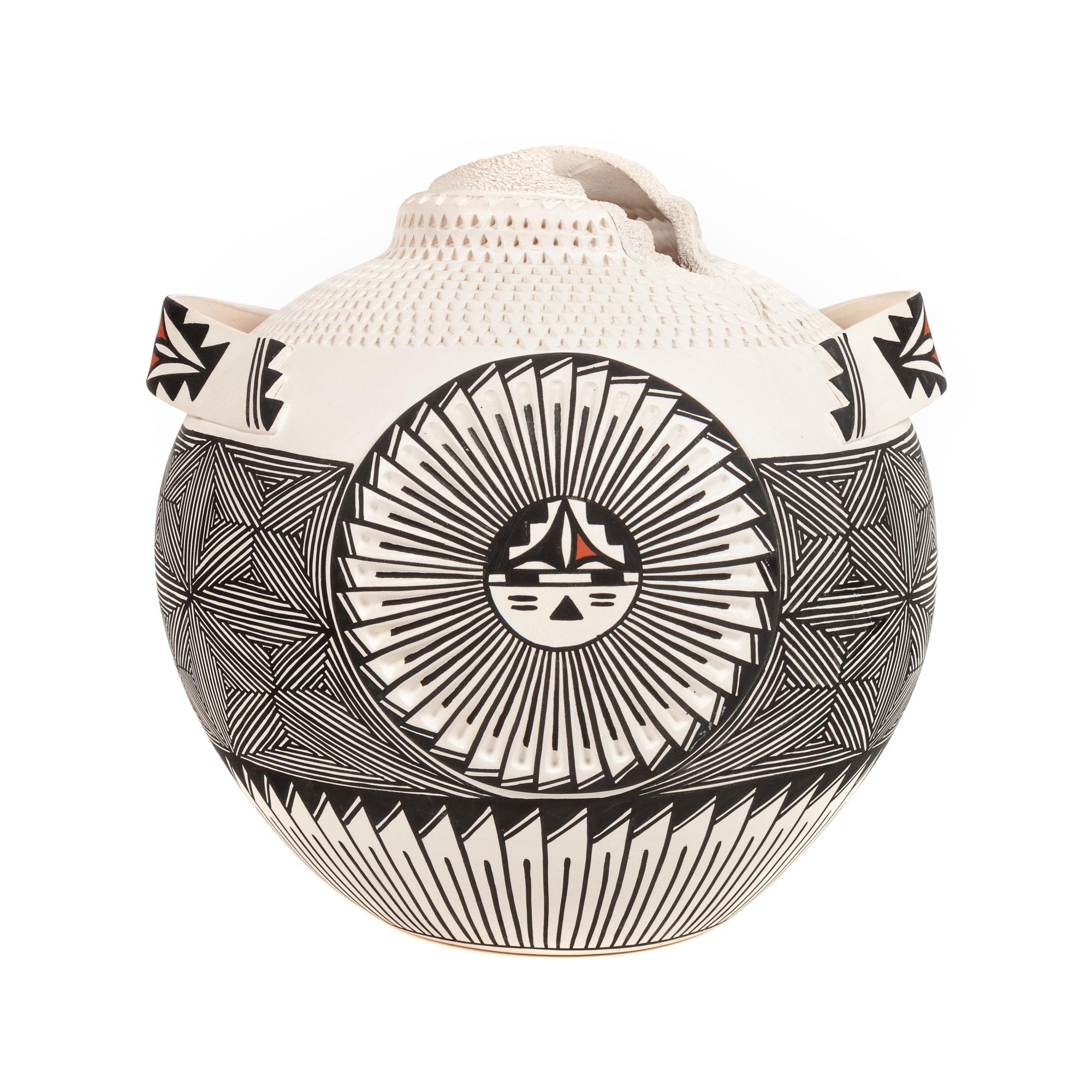 Acoma and Laguna Pottery Bowls, Group of Two