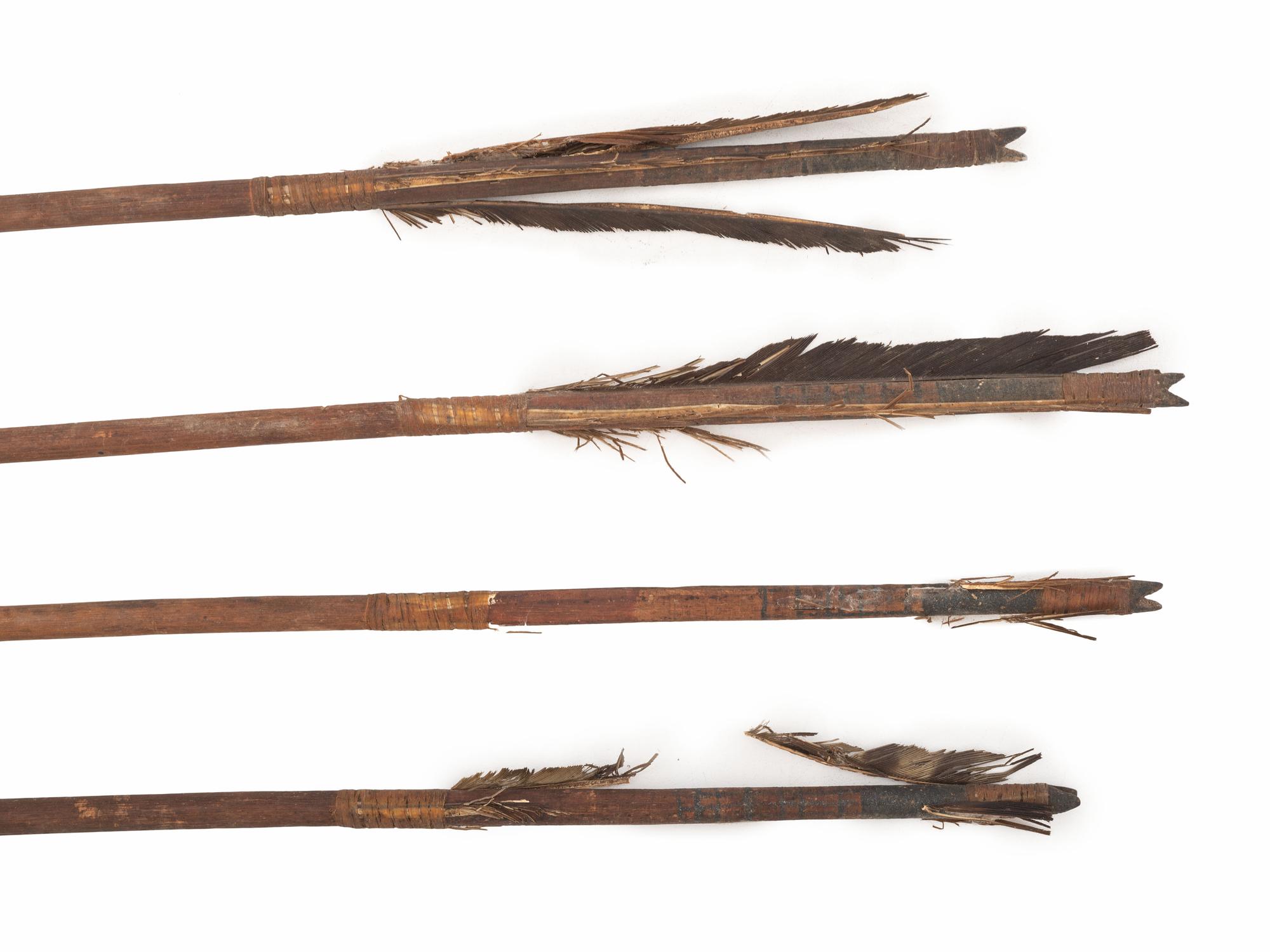 Northern California Sinew-Backed Bow, with Arrows