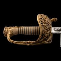 Combination French Hilt Non-Regulation Officer's Sword Presented to Capt. John Kilburn - 7th VT Infantry