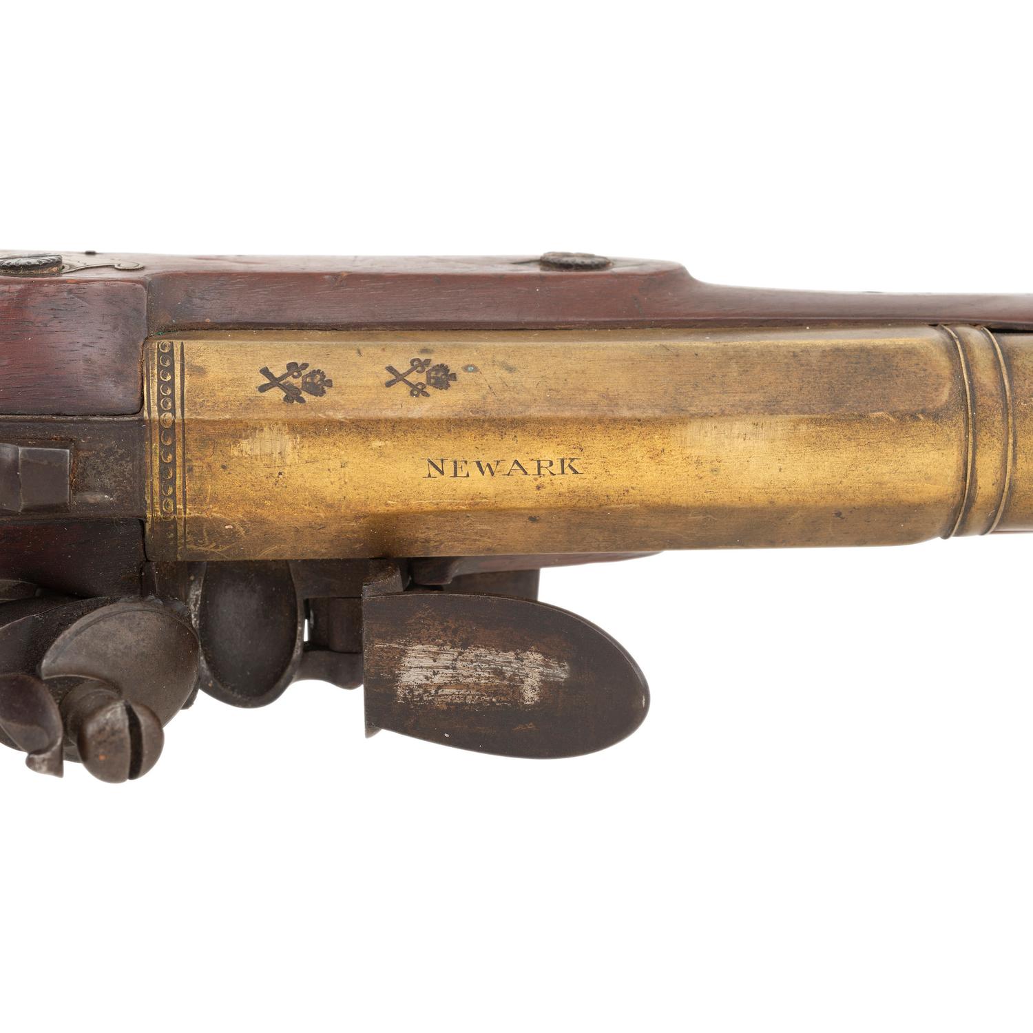 Brass Barrel Flintlock Snap Bayonet Blunderbuss by Barber & Boiler