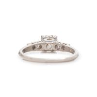 ANTIQUE, PLATINUM AND DIAMOND RING