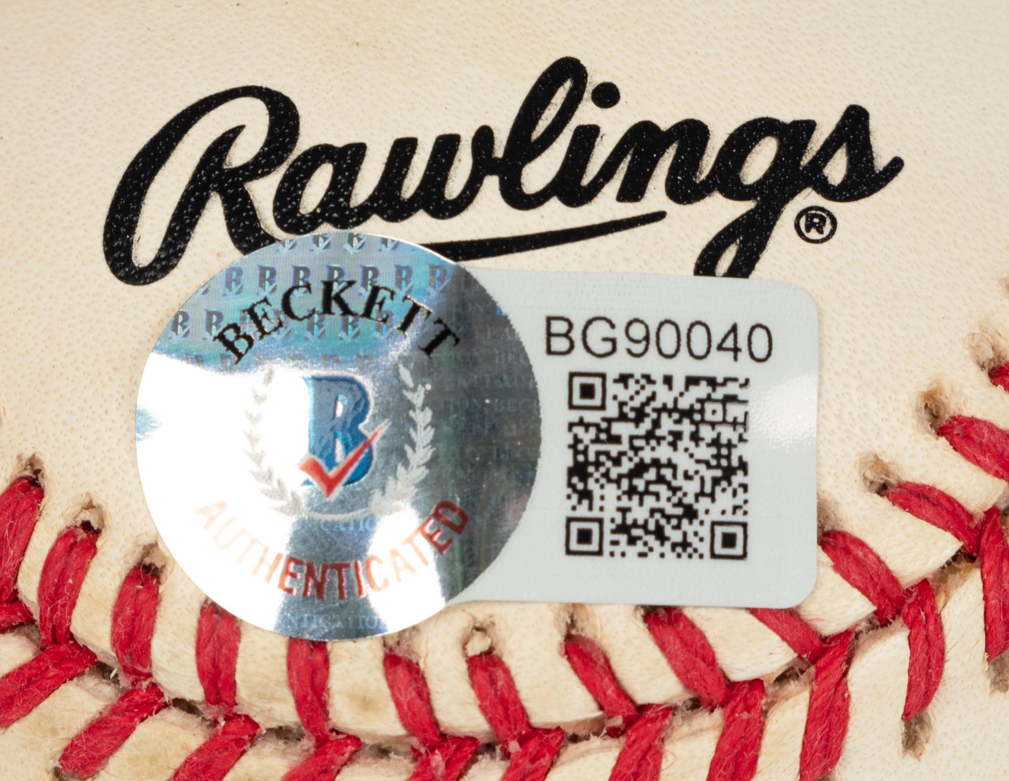 A Tom Seaver Signed Autograph Baseball (Beckett Authentication Services BAS Certified),